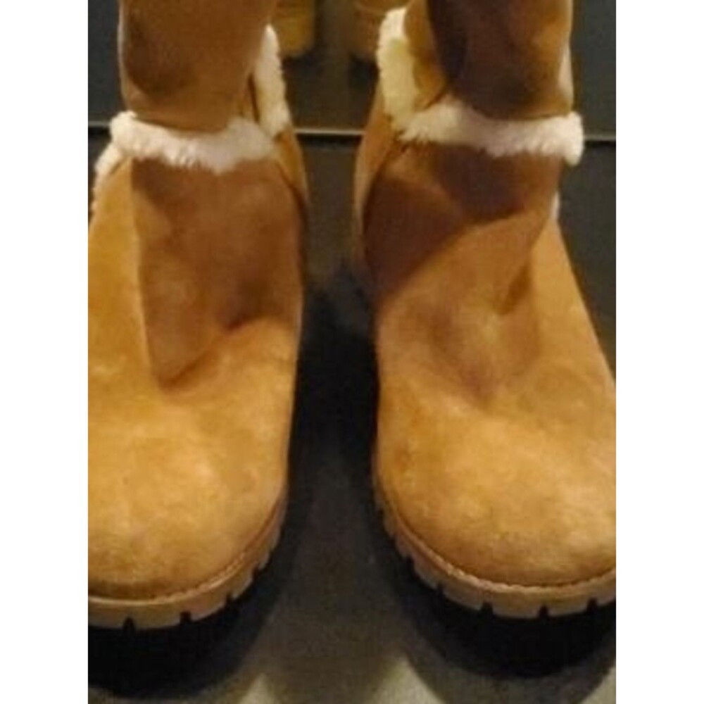 Bjorndal Women's Tall Boots, Size 8.5, Brown Suede